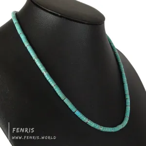 Turquoise Heishi Surfer Necklace