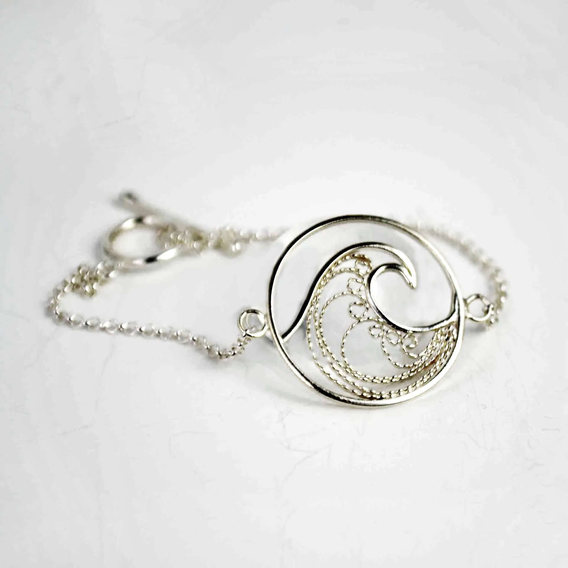 Wave Filigree Bracelet